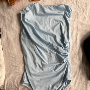 Light blue bodysuit